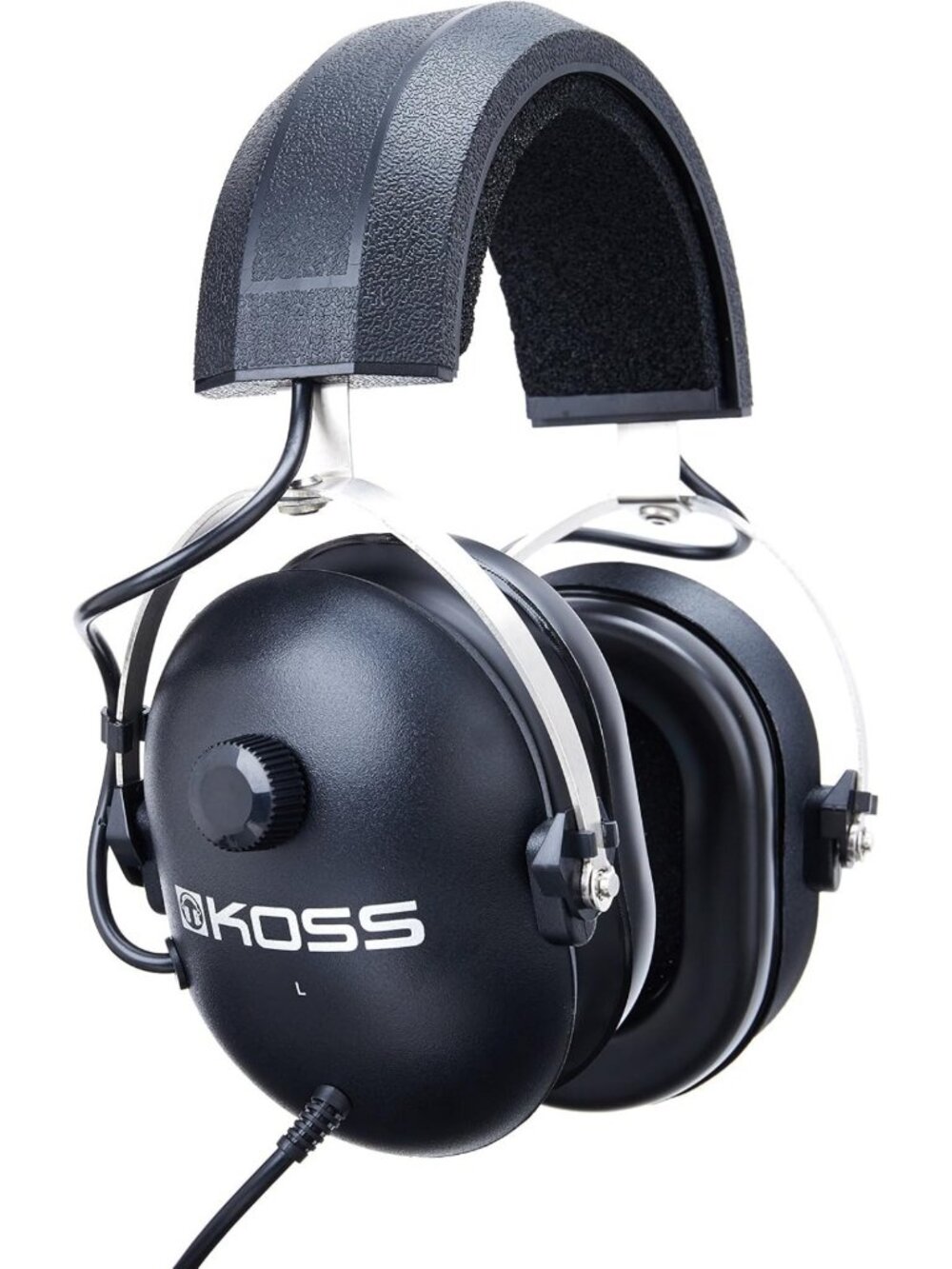 Noise Reduction Stereo Headphones, Comfortable Fit, High-Quality Sound, Black